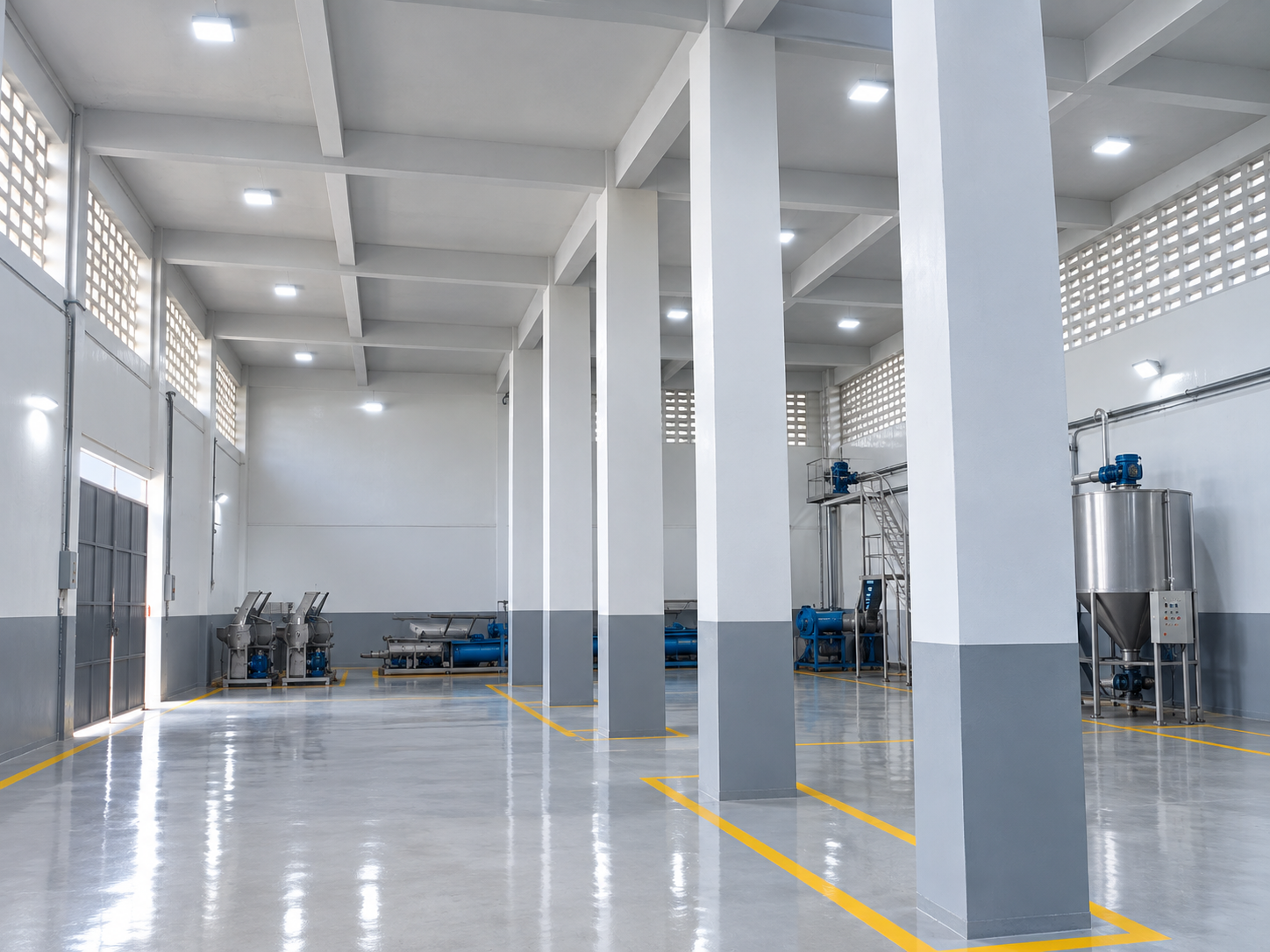 Fine Fisheries production floor with modern equipment